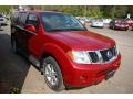 2011 Red Brick Nissan Pathfinder S 4x4  photo #11