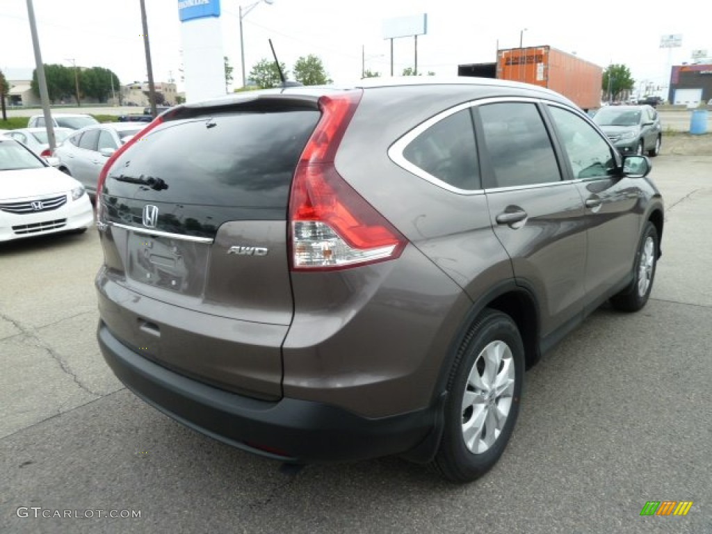 2012 CR-V EX-L 4WD - Urban Titanium Metallic / Black photo #5