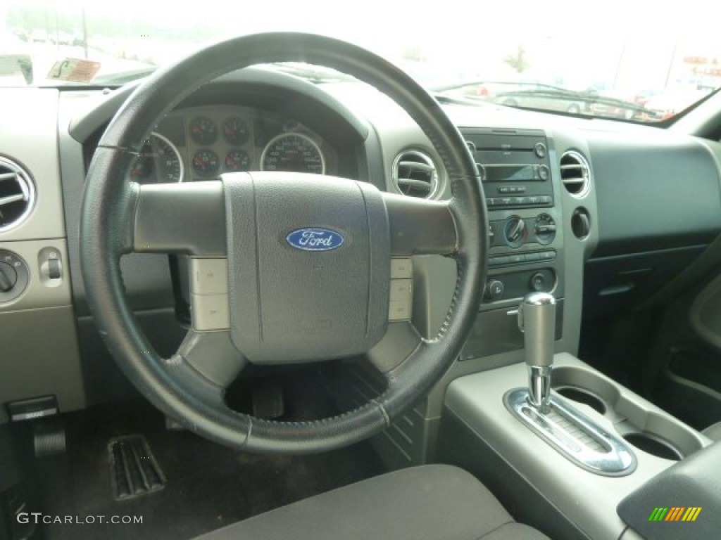 2005 F150 FX4 SuperCab 4x4 - True Blue Metallic / Medium Flint/Dark Flint Grey photo #11