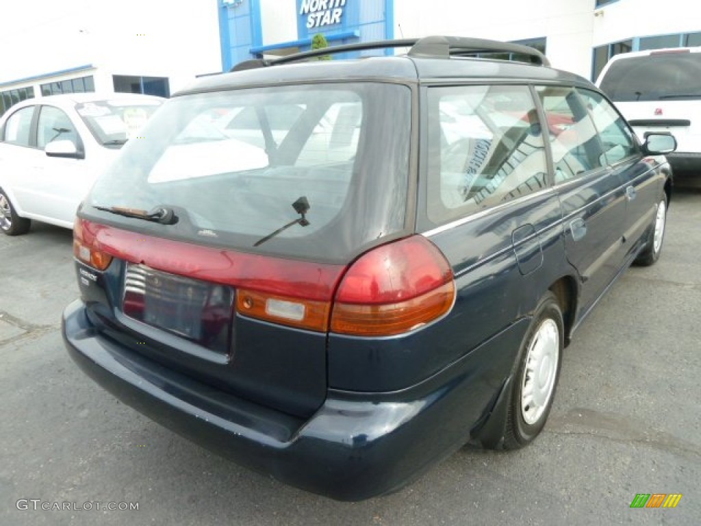 1995 Legacy Outback Wagon - Deep Sapphire Blue Pearl Metallic / Gray photo #2