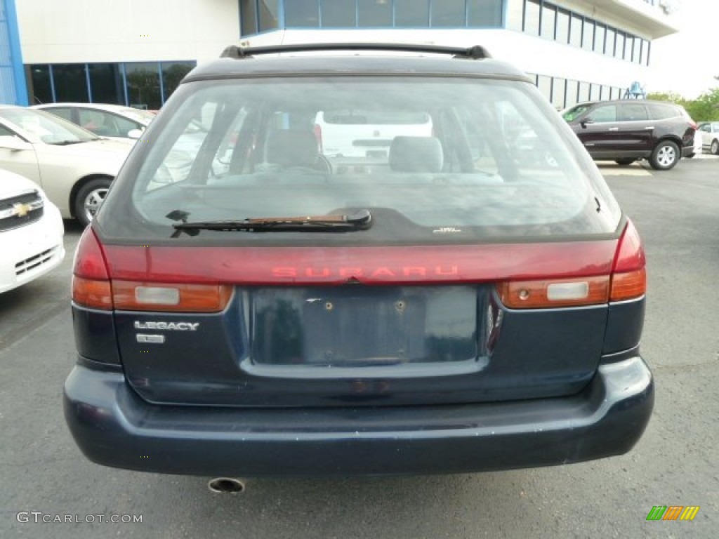 1995 Legacy Outback Wagon - Deep Sapphire Blue Pearl Metallic / Gray photo #3