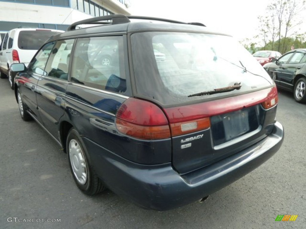 1995 Legacy Outback Wagon - Deep Sapphire Blue Pearl Metallic / Gray photo #4