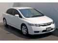 Taffeta White - Civic LX Sedan Photo No. 6