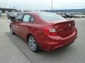 2012 Sunburst Orange Pearl Honda Civic Si Sedan  photo #3