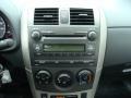 2010 Toyota Corolla Dark Charcoal Interior Audio System Photo
