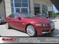 2012 Claret Red Metallic Jaguar XF Portfolio  photo #1