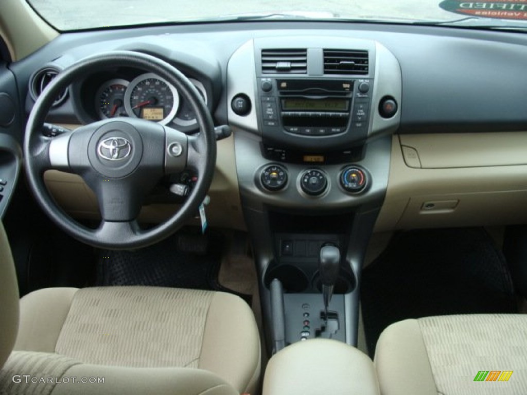 2009 Toyota RAV4 4WD Sand Beige Dashboard Photo #64929340