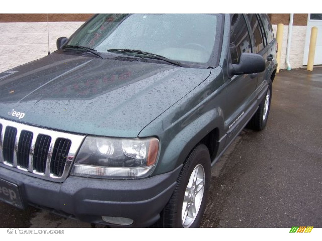 2003 Grand Cherokee Laredo - Steel Blue Pearlcoat / Taupe photo #4