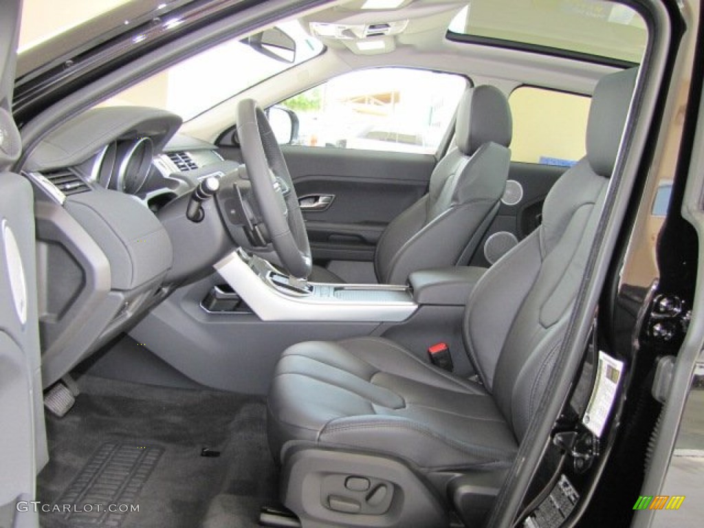 Ebony Interior 2012 Land Rover Range Rover Evoque Pure Photo #64929754