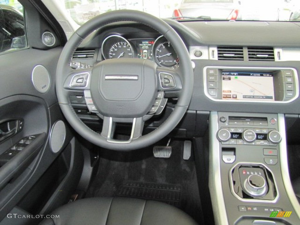2012 Land Rover Range Rover Evoque Pure Ebony Dashboard Photo #64929763