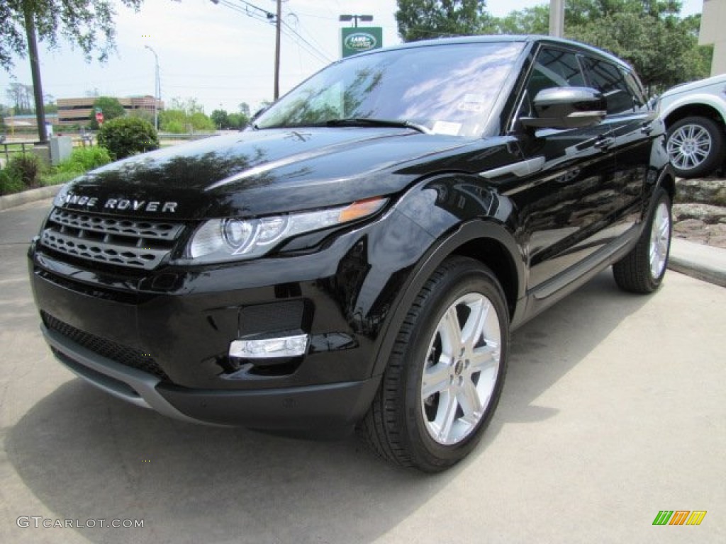 Barolo Black Premium Metallic 2012 Land Rover Range Rover Evoque Pure Exterior Photo #64929781