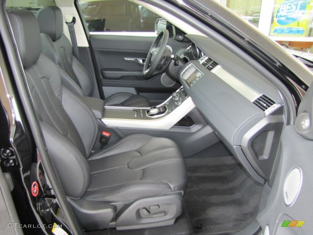 Ebony Interior 2012 Land Rover Range Rover Evoque Pure Photo #64929838