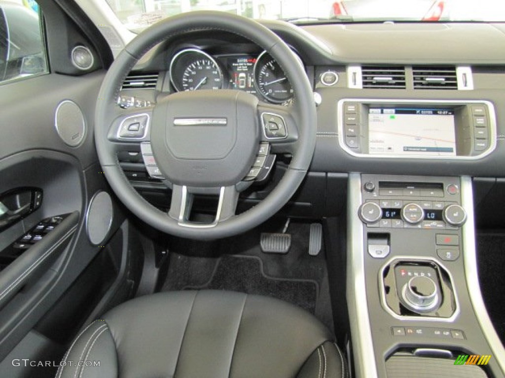 2012 Land Rover Range Rover Evoque Prestige Ebony Dashboard Photo #64930165