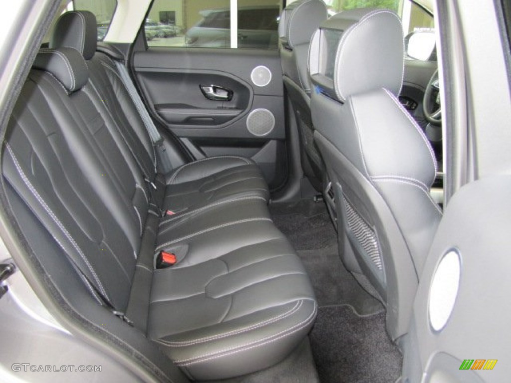 Ebony Interior 2012 Land Rover Range Rover Evoque Prestige Photo #64930240