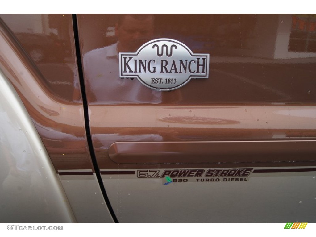 2012 F250 Super Duty King Ranch Crew Cab 4x4 - Golden Bronze Metallic / Chaparral Leather photo #44