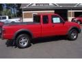 2002 Bright Red Ford Ranger XLT SuperCab 4x4  photo #9