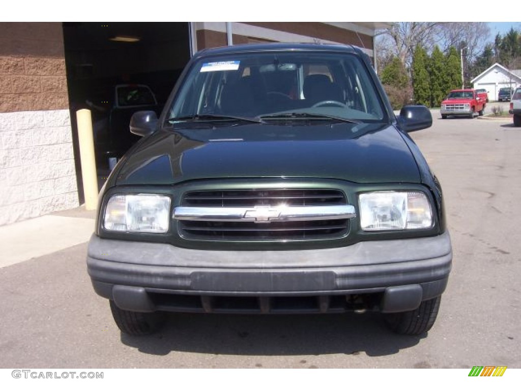 2000 Tracker 4WD Hard Top - Medium Green Metallic / Medium Gray photo #1