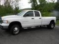 2004 Bright White Dodge Ram 3500 SLT Quad Cab 4x4 Dually  photo #5