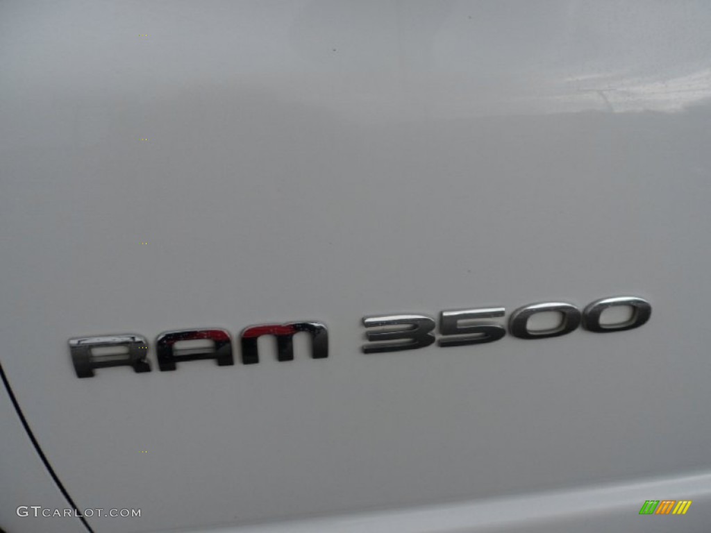 2004 Ram 3500 SLT Quad Cab 4x4 Dually - Bright White / Dark Slate Gray photo #14