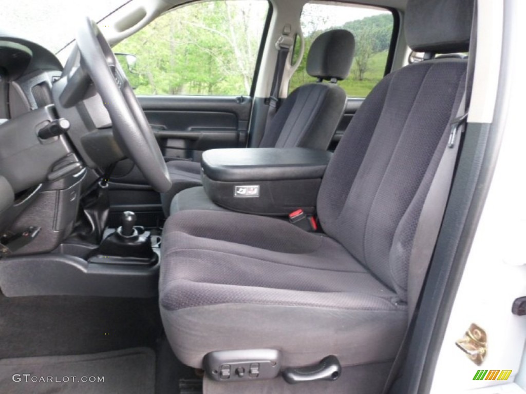 2004 Ram 3500 SLT Quad Cab 4x4 Dually - Bright White / Dark Slate Gray photo #20