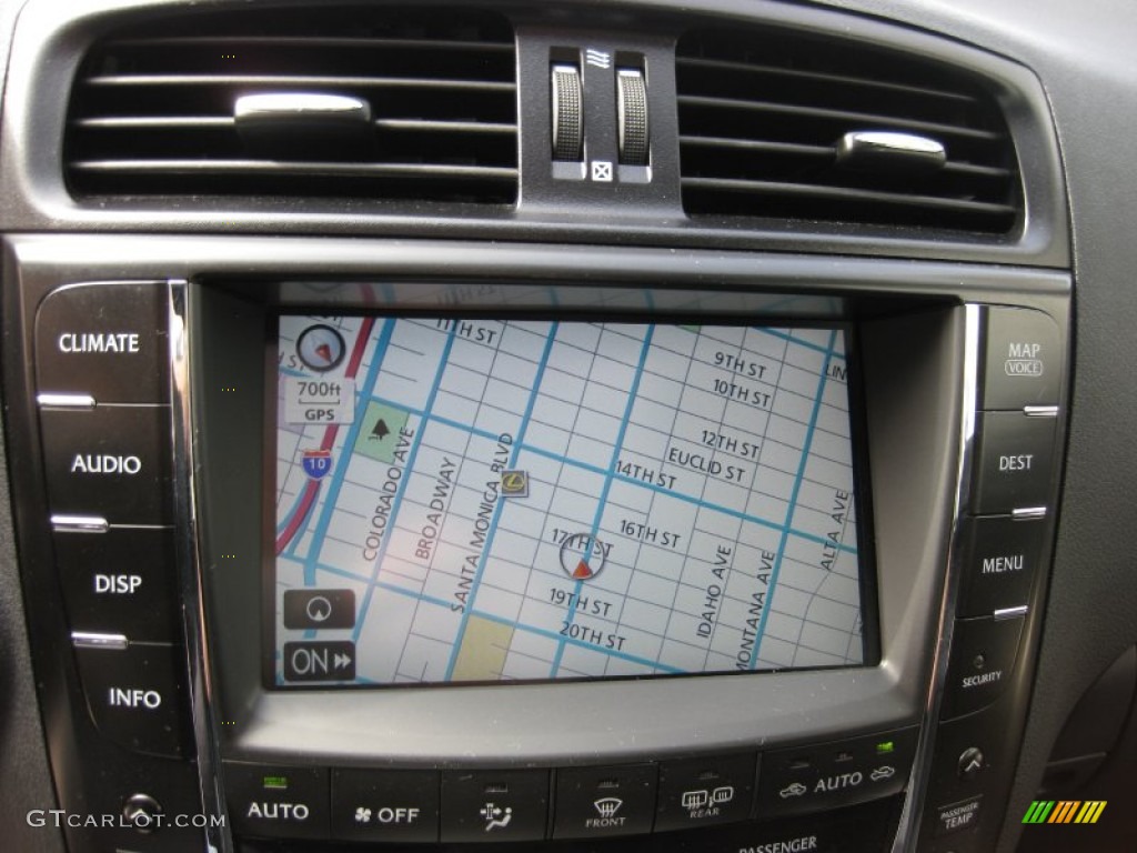 2009 Lexus IS F Navigation Photo #64932229