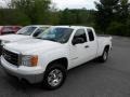 2008 Summit White GMC Sierra 1500 SLE Extended Cab 4x4  photo #3