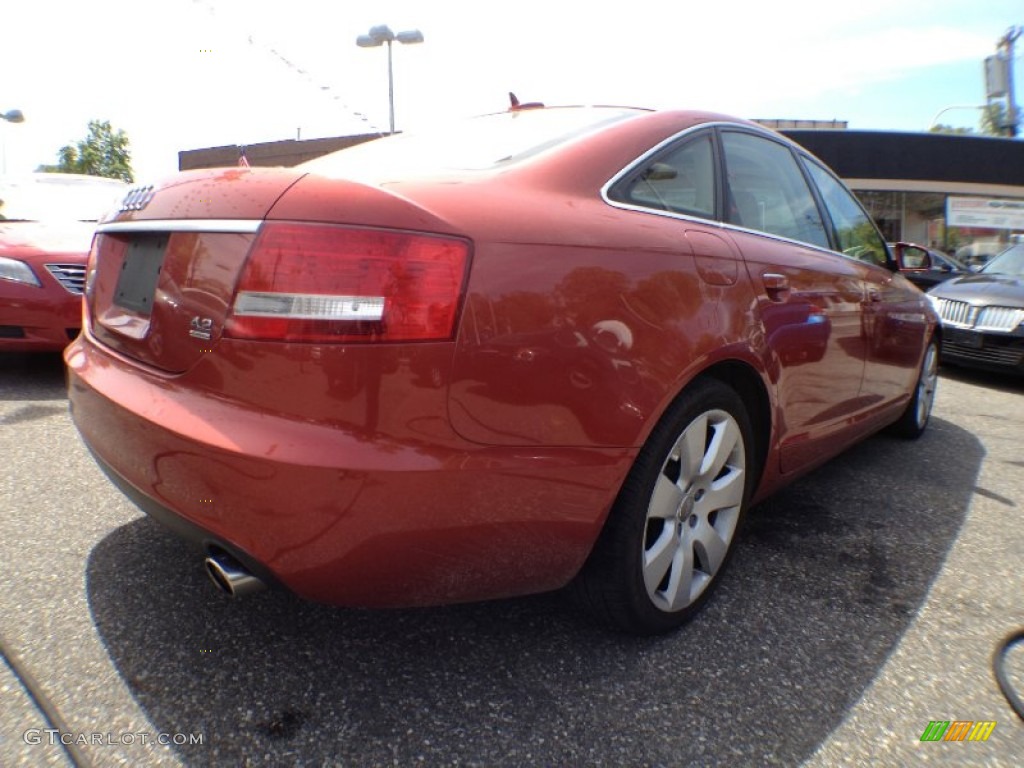 2005 A6 4.2 quattro Sedan - Canyon Red Pearl Effect / Beige photo #7