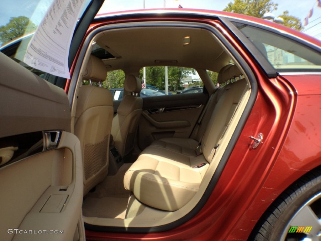 2005 A6 4.2 quattro Sedan - Canyon Red Pearl Effect / Beige photo #10