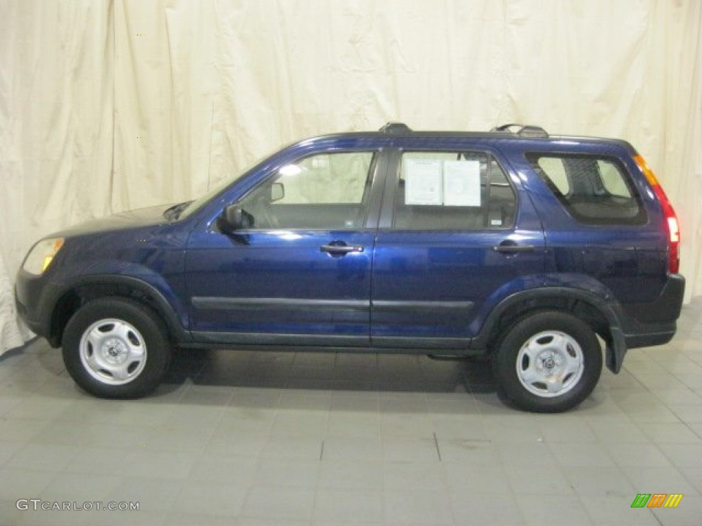 2003 CR-V LX 4WD - Eternal Blue Pearl / Black photo #10