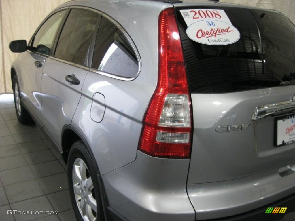 2008 CR-V EX 4WD - Whistler Silver Metallic / Black photo #36