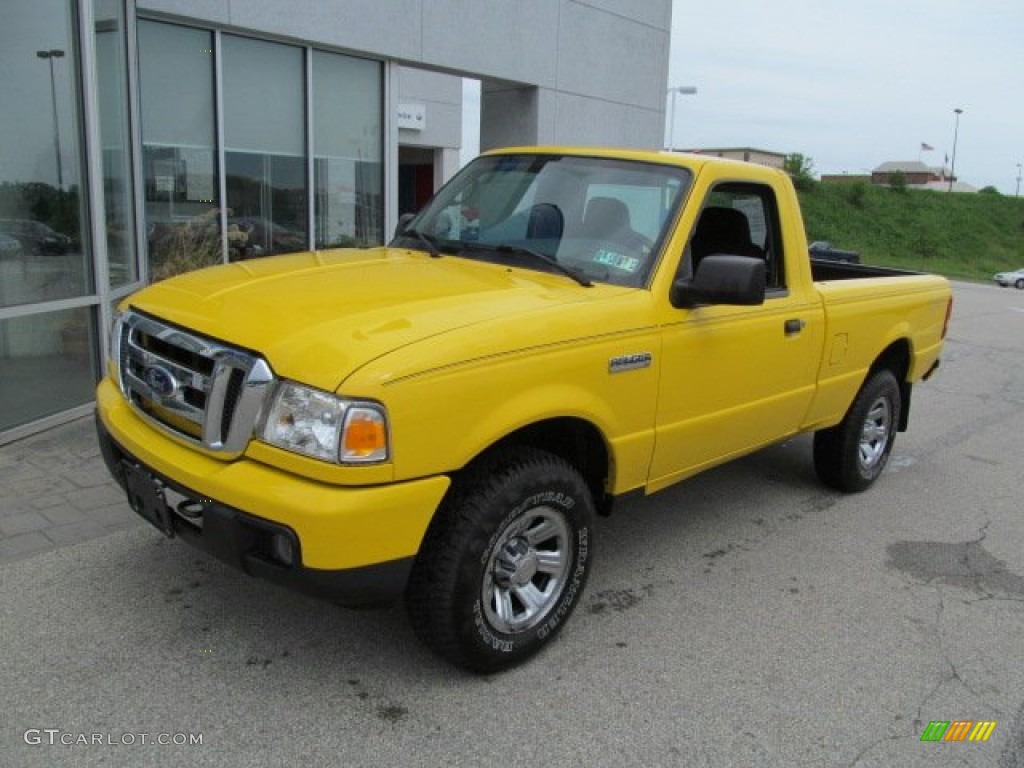 Screaming Yellow 2006 Ford Ranger XLT SuperCab 4x4 Exterior Photo #64938385