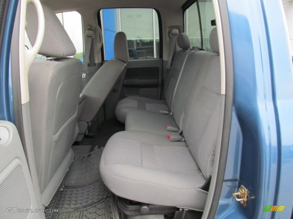2006 Ram 1500 SLT Quad Cab 4x4 - Atlantic Blue Pearl / Medium Slate Gray photo #13
