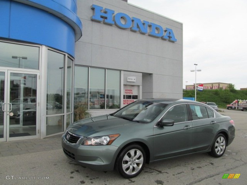 2010 Accord EX Sedan - Mystic Green Metallic / Black photo #1