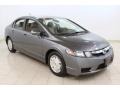 Polished Metal Metallic - Civic Hybrid Sedan Photo No. 1