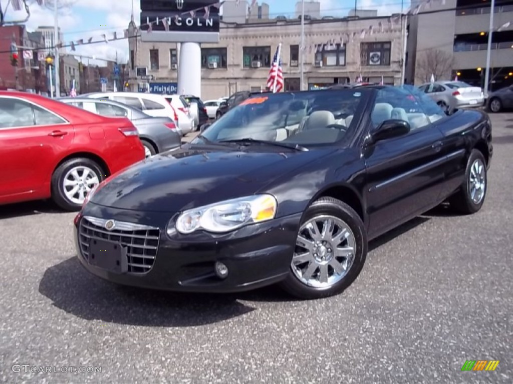 2006 Sebring Limited Convertible - Midnight Blue Pearl / Light Taupe photo #1