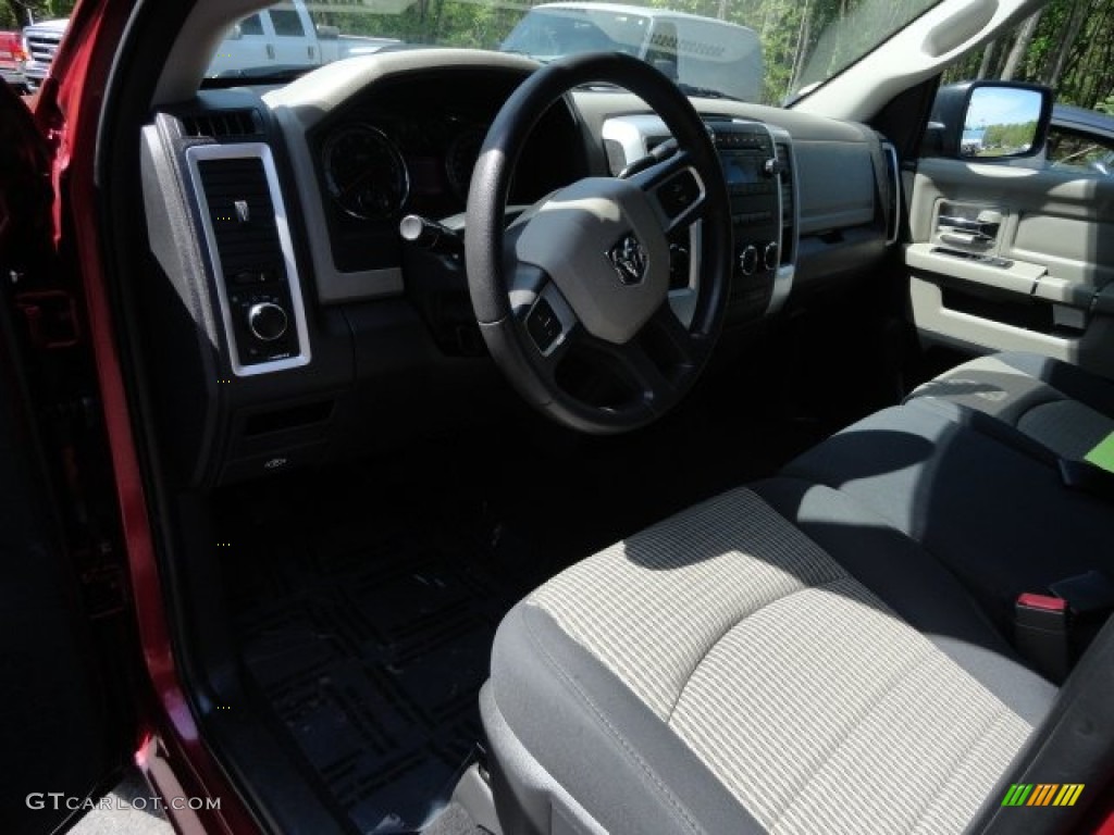 2011 Ram 1500 SLT Quad Cab 4x4 - Deep Cherry Red Crystal Pearl / Dark Slate Gray/Medium Graystone photo #5