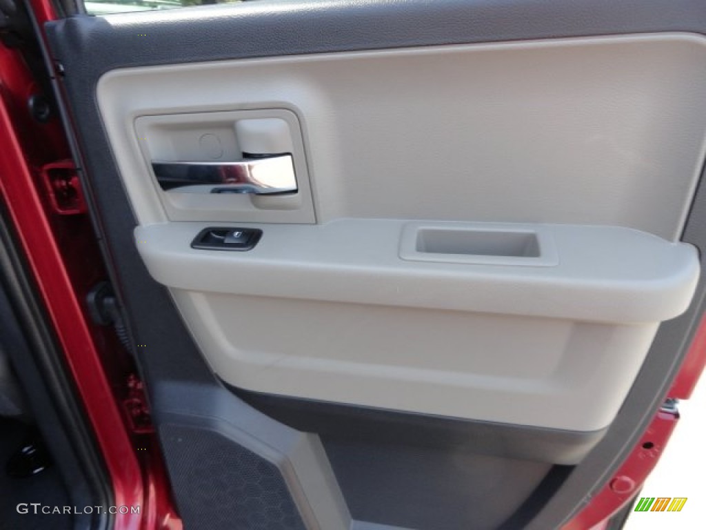 2011 Ram 1500 SLT Quad Cab 4x4 - Deep Cherry Red Crystal Pearl / Dark Slate Gray/Medium Graystone photo #9