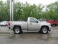 2008 Silver Birch Metallic GMC Sierra 1500 Regular Cab 4x4  photo #5