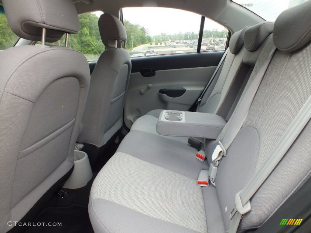 2008 Accent GLS Sedan - Charcoal Gray / Gray photo #22