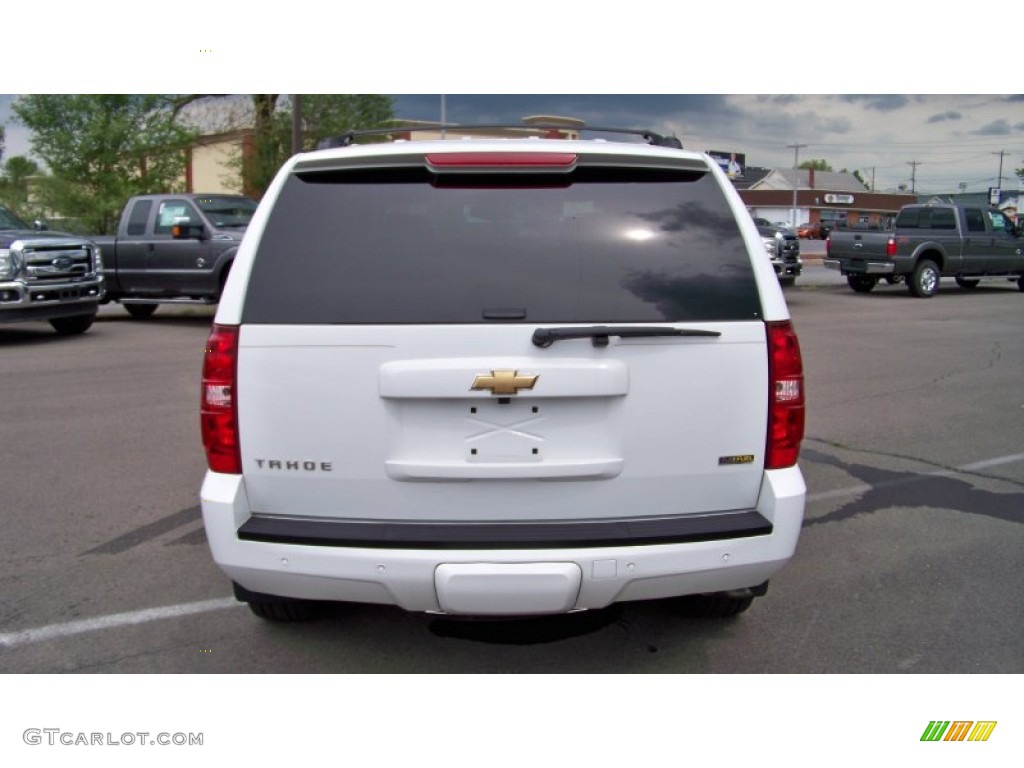 2007 Tahoe LTZ 4x4 - Summit White / Light Cashmere/Ebony photo #6