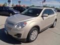 2010 Gold Mist Metallic Chevrolet Equinox LT AWD  photo #5