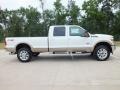 2012 White Platinum Metallic Tri-Coat Ford F350 Super Duty Lariat Crew Cab 4x4  photo #2