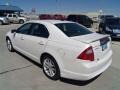 White Platinum Tri-coat Metallic - Fusion SEL V6 AWD Photo No. 26