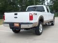 2012 White Platinum Metallic Tri-Coat Ford F350 Super Duty Lariat Crew Cab 4x4  photo #5