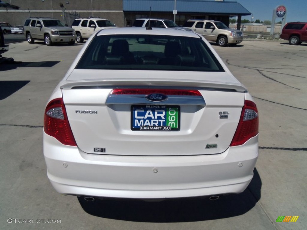 2010 Fusion SEL V6 AWD - White Platinum Tri-coat Metallic / Charcoal Black photo #27