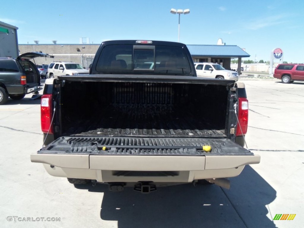 2010 F350 Super Duty King Ranch Crew Cab 4x4 - Black / Chaparral Leather photo #34