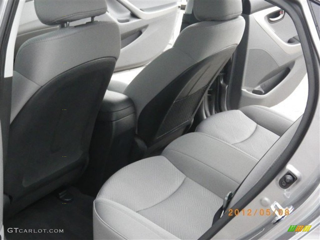 2012 Elantra GLS - Harbor Gray Metallic / Gray photo #4