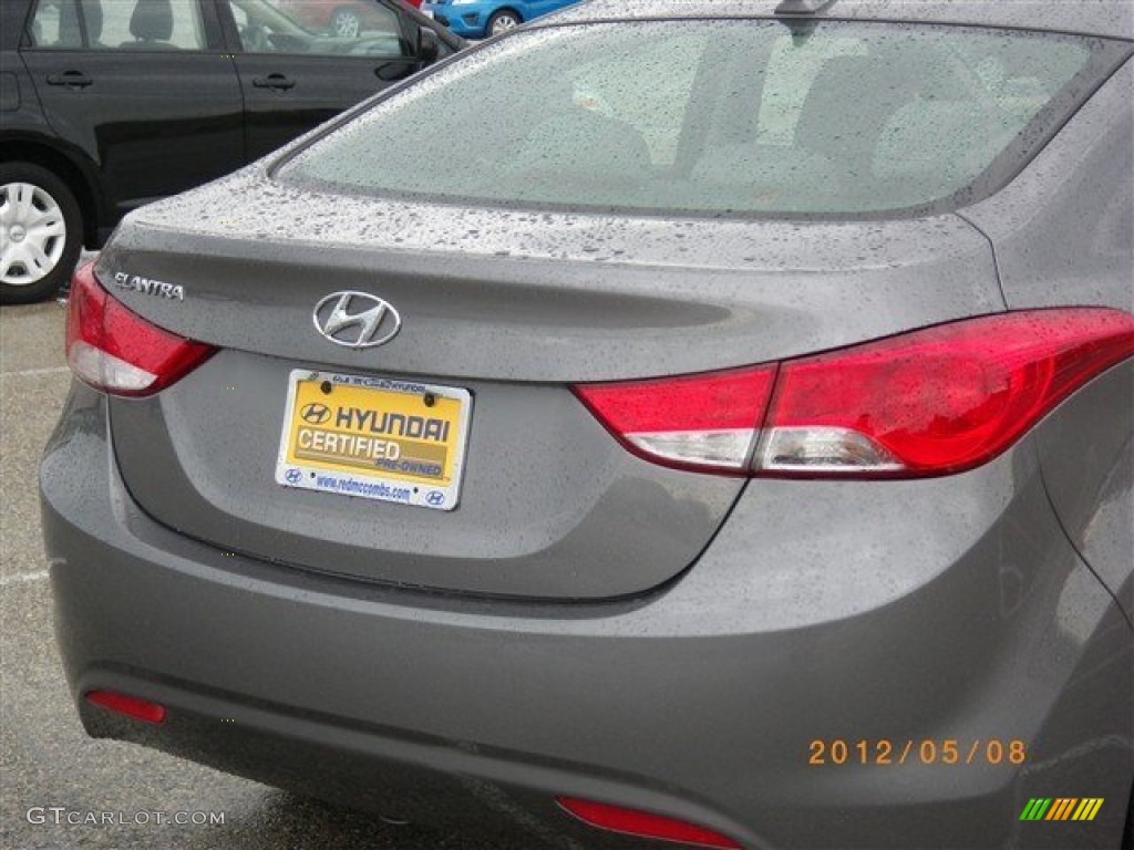 2012 Elantra GLS - Harbor Gray Metallic / Gray photo #11