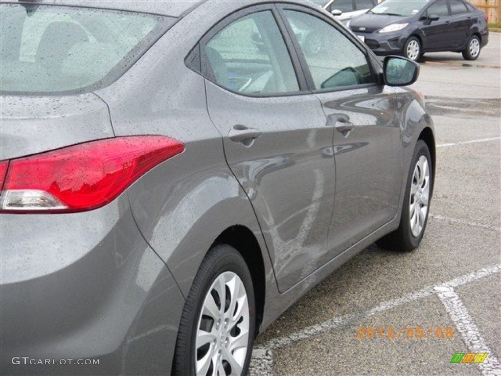 2012 Elantra GLS - Harbor Gray Metallic / Gray photo #12