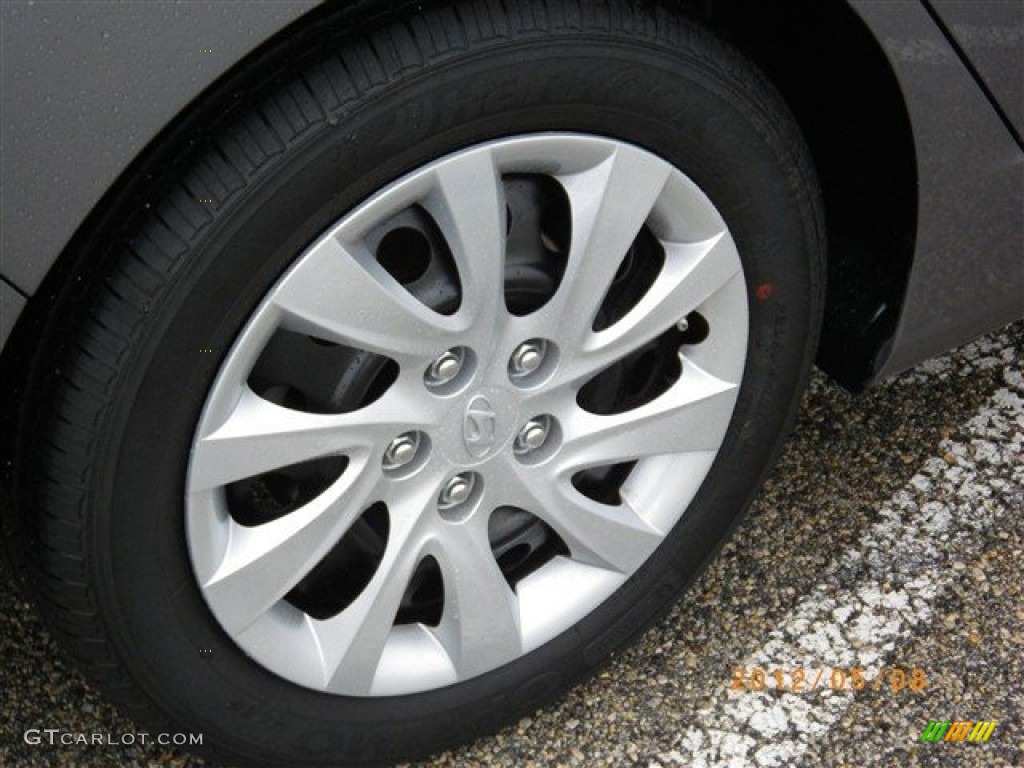 2012 Elantra GLS - Harbor Gray Metallic / Gray photo #13